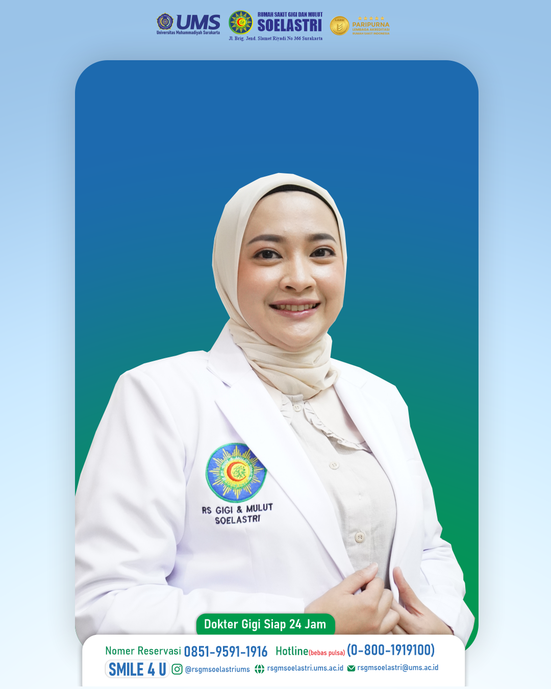 drg, Anindya Laksmi Dewi, Sp.Ort