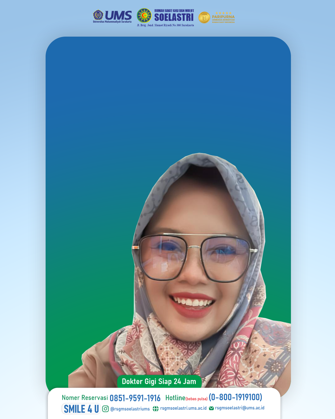 drg. Aprilia Yuanita Anwaristi, MDSc., Sp.Perio