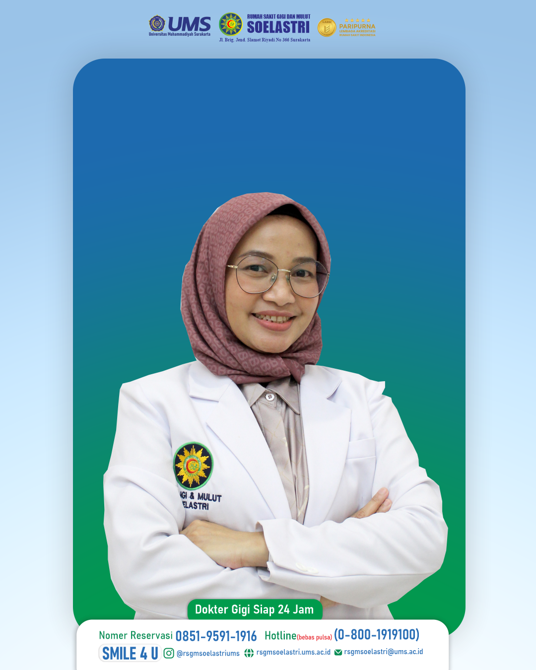 drg. Arny Tri Kartinawanty, Sp.KG
