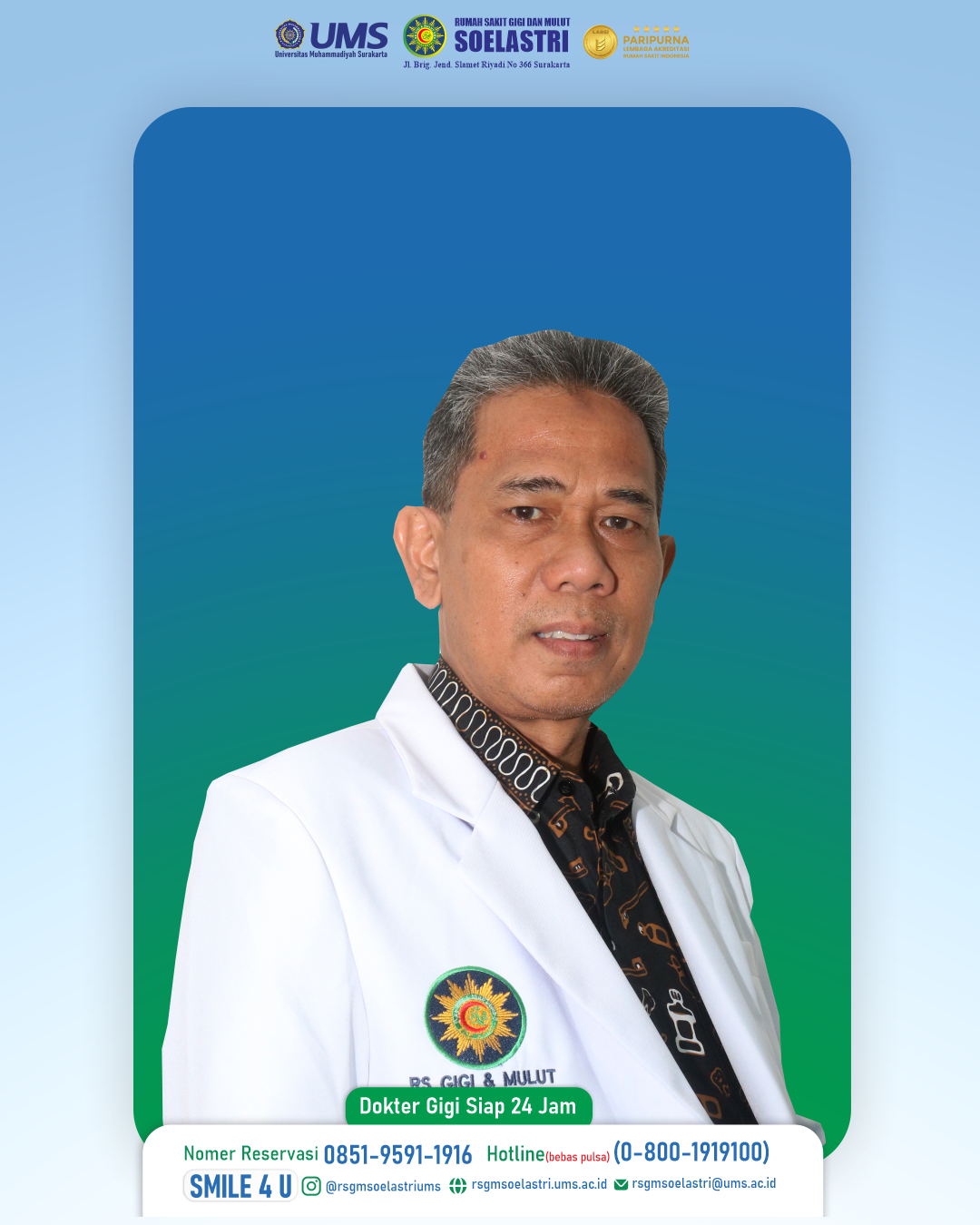 drg. Edi Karyadi, MM., MDSc., Sp.Perio