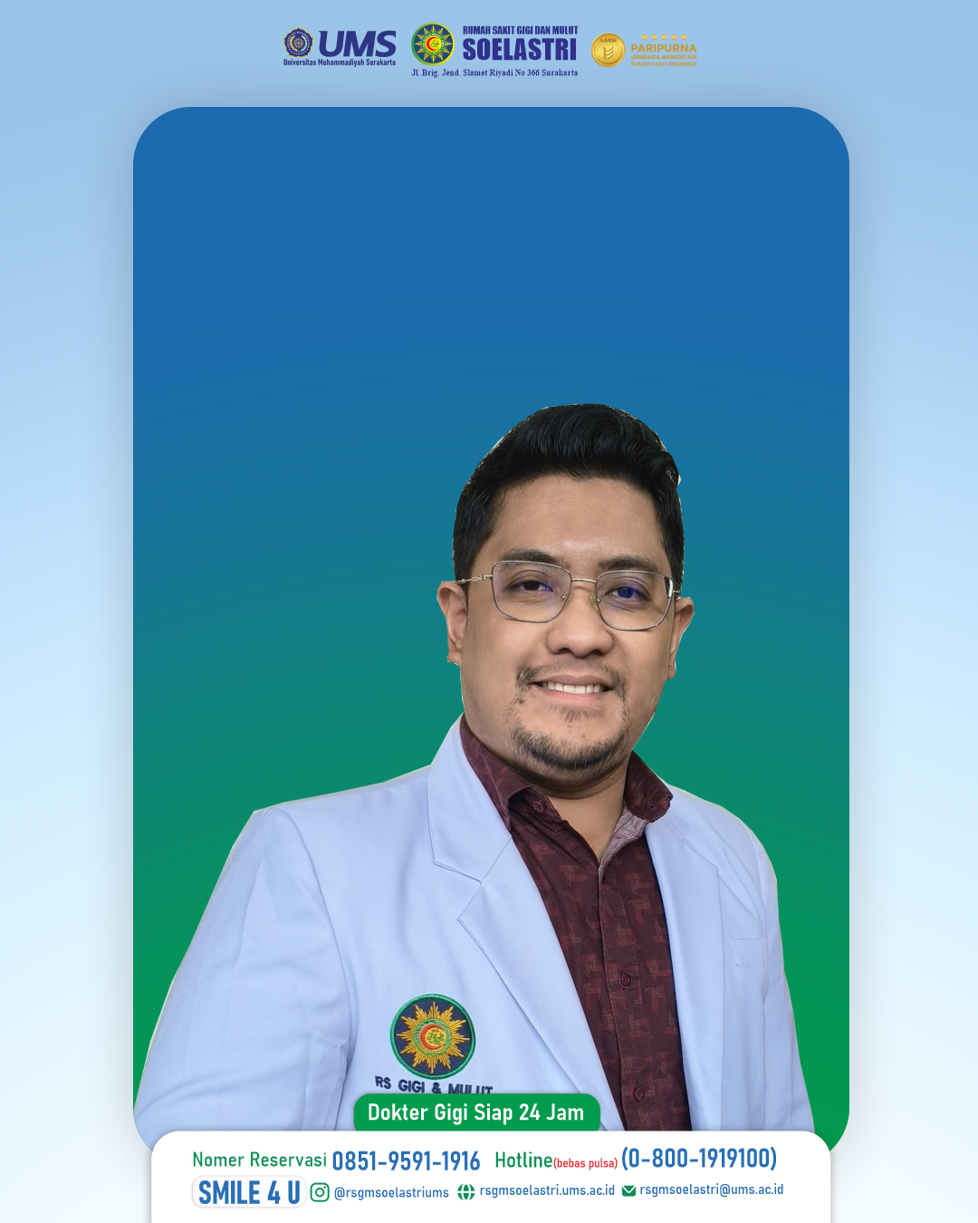 drg. Ikmal Hafizi, MDSc, Sp.Ort