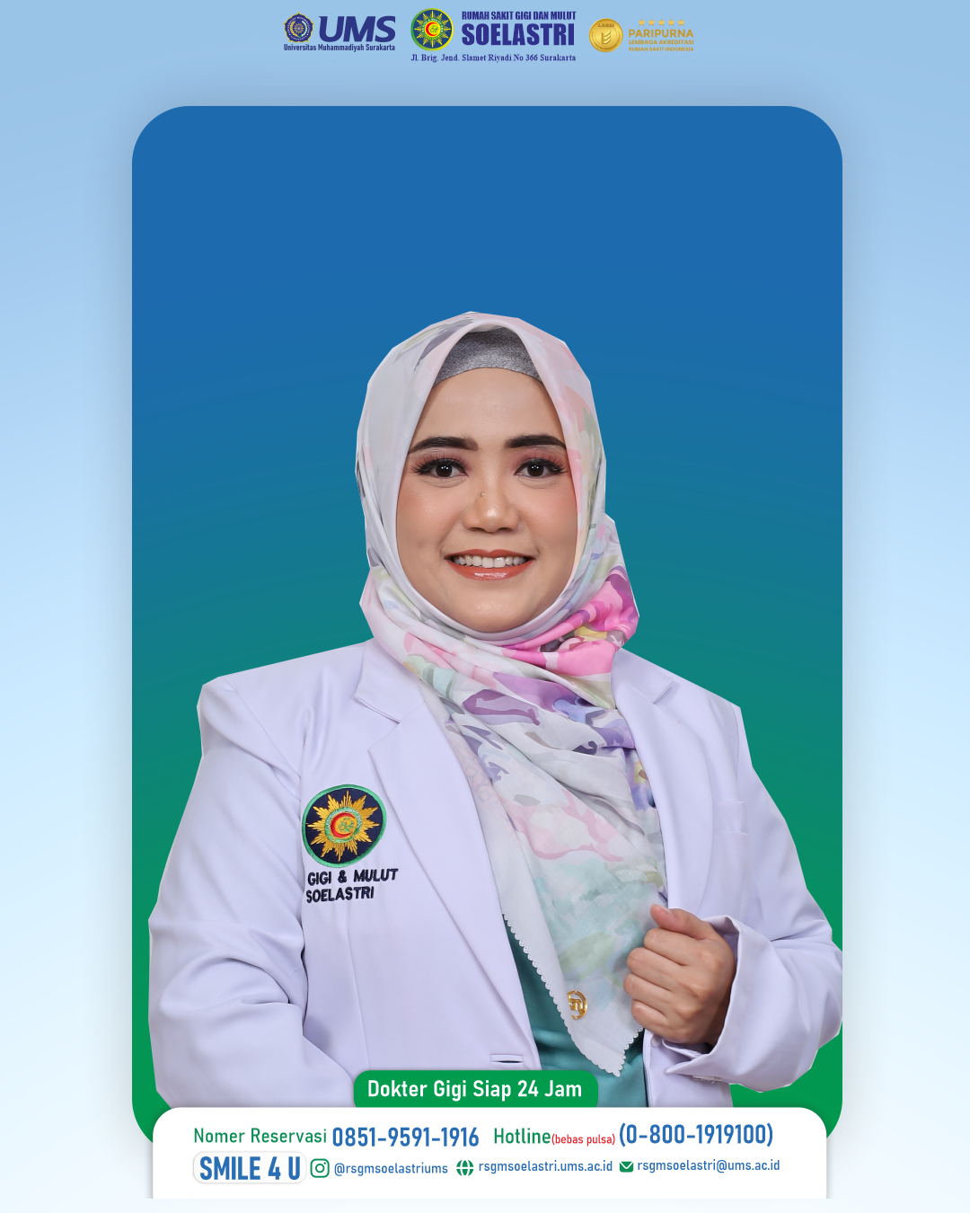 drg. Juwita Raditya Ningsih, M.Sc., Sp.KG